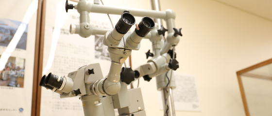 当科に初めて導入された顕微鏡
